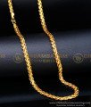 CHN291-LG -  30 Inches Long Real Gold Chain Model Long Chain Designs for Marriage