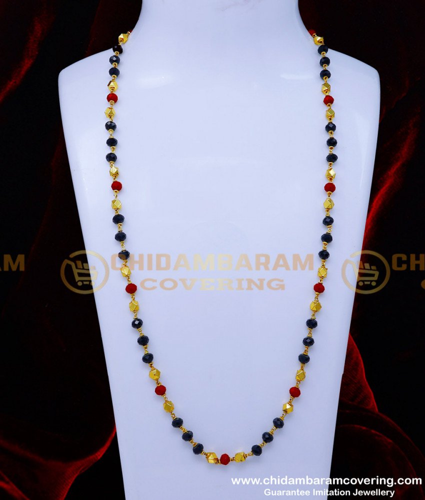 artificial coral beads mala, beads long chain designs, beads chain designs, latest black beads chain designs, latest black beads chain designs, Beads chain designs for ladies, beads mala designs latest, beads mala online, Beads mala online shopping india