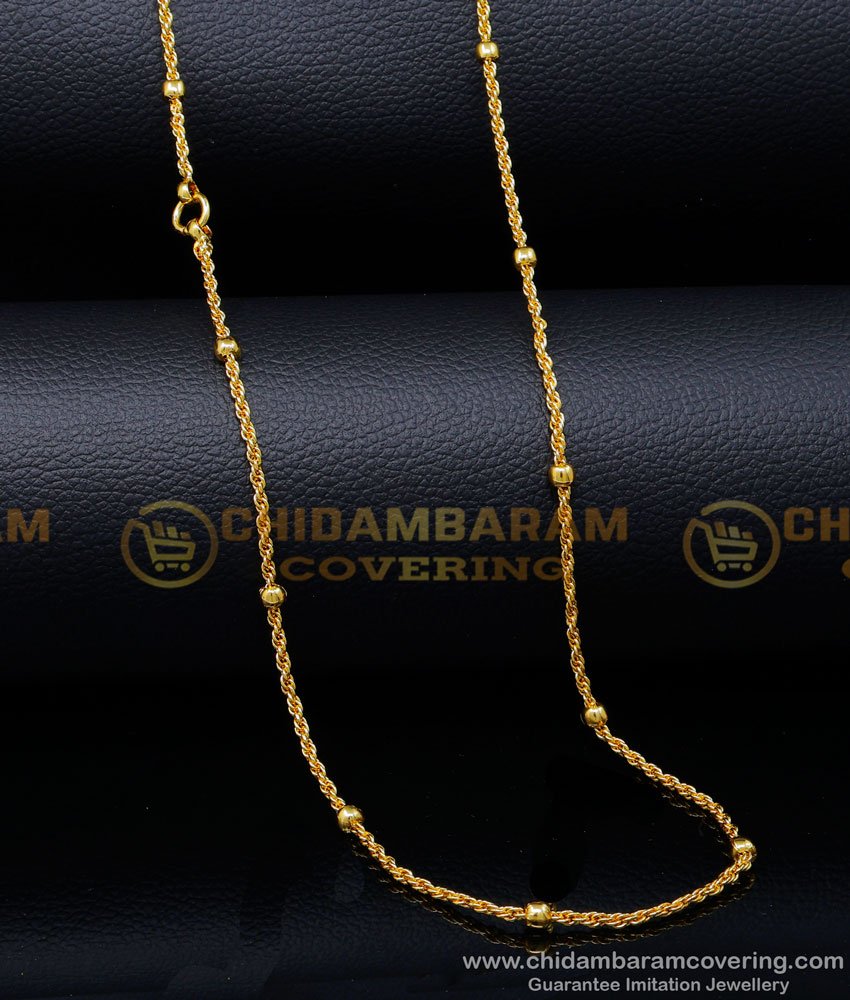 1 gram gold Chain for Ladies, gold plated chain, gold plated chain with guarantee, gold chain models for women, gold plated chain for women, 1 gram gold plated chain, artificial gold chain for ladies, gold plated chain for women, chain gold designs