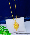 one gram gold jewellery, Lakshmi dollar chain, Lakshmi pendant, Lakshmi locket, Lakshmi pendant chain, latest pendant model, 