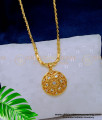 dollar chain. pendant chain, dollar with chain, pendant with chain, gold dollar chain, gold locket chain, south indian jewellery, one gram gold jewelry,