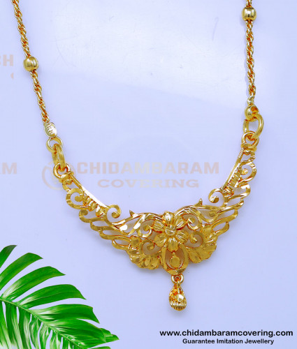 DCHN267 - Latest Daily Wear Long Chain Dollar Design Gold Model