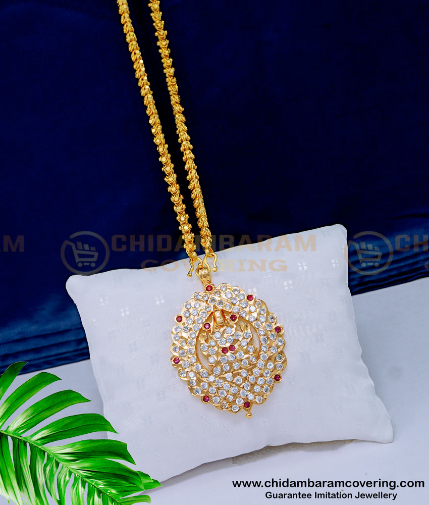 impon locket, lakshmi impon locket, lakshmi impon pendant, lakshmi dollar, lakshmi locket, lakshmi pendant, 1 gram gold jewellery, dollar chain, gold dollar chain,