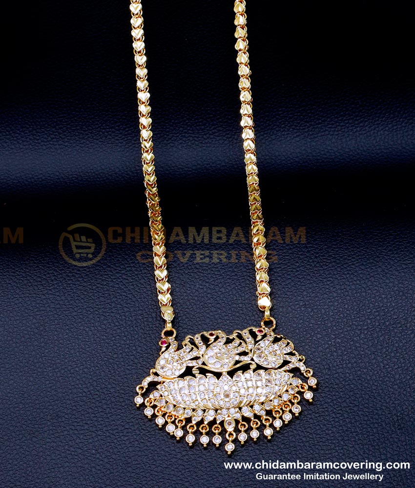 dollar chain design, south indian dollar chain designs, gold dollar chain designs for female, pendant chain, dollar chain designs in gold, long dollar chain gold, dollar chain, swan locket chain gold Women swan locket chain gold, Swan Pendant Gold