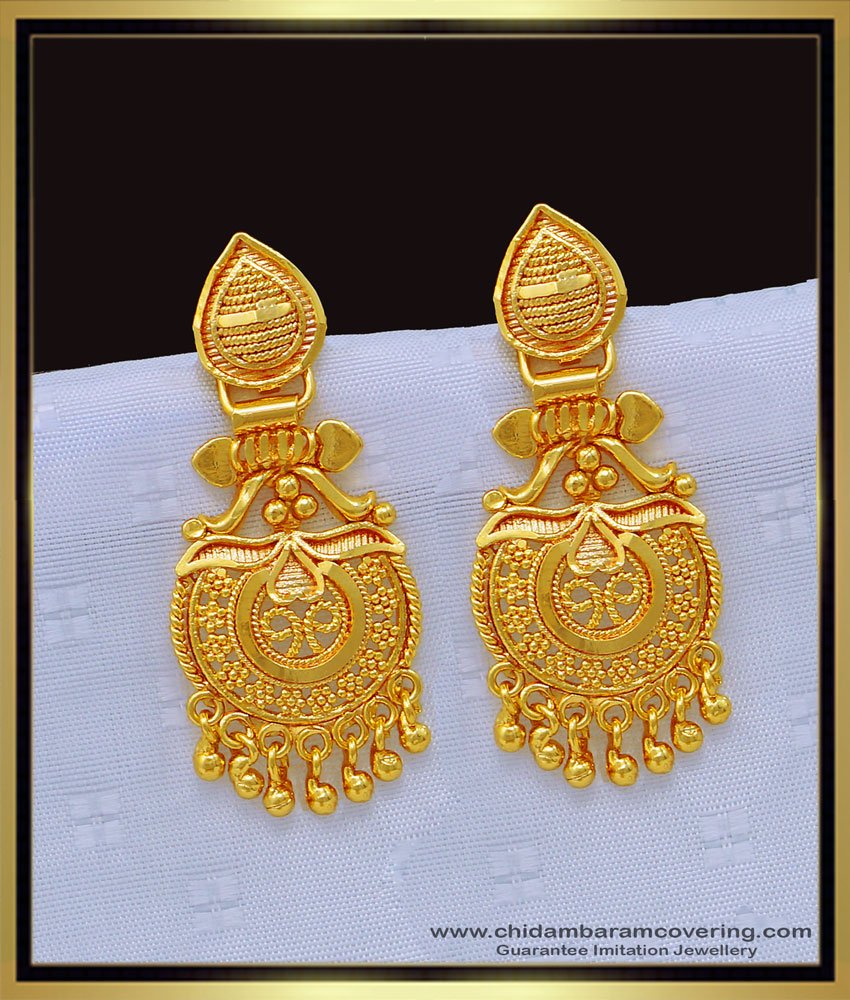 simple latest daily wear gold earrings designs, light weight daily wear gold earrings, stylish daily wear gold earrings, jewellers stylish daily wear gold earrings, daily wear fancy 3 gram gold earrings, earrings latkan, latkan design