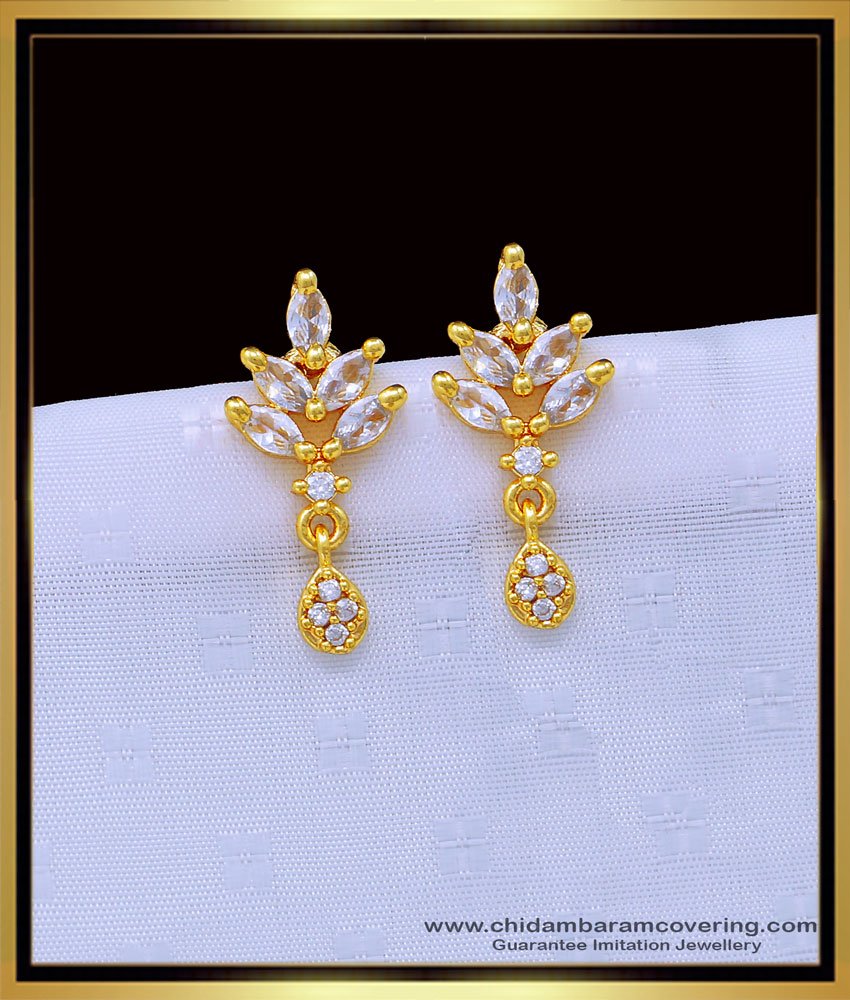 gold plated earrings, imitation earrings, one gram gold earring, tops earring, stone earrings, stone studs, stone kammal, stone latkan, 