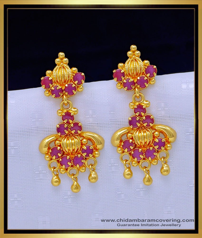  big danglers, plain danglers design,long chain earrings, stone earrings, covering thodu, kammal, thodu design, 