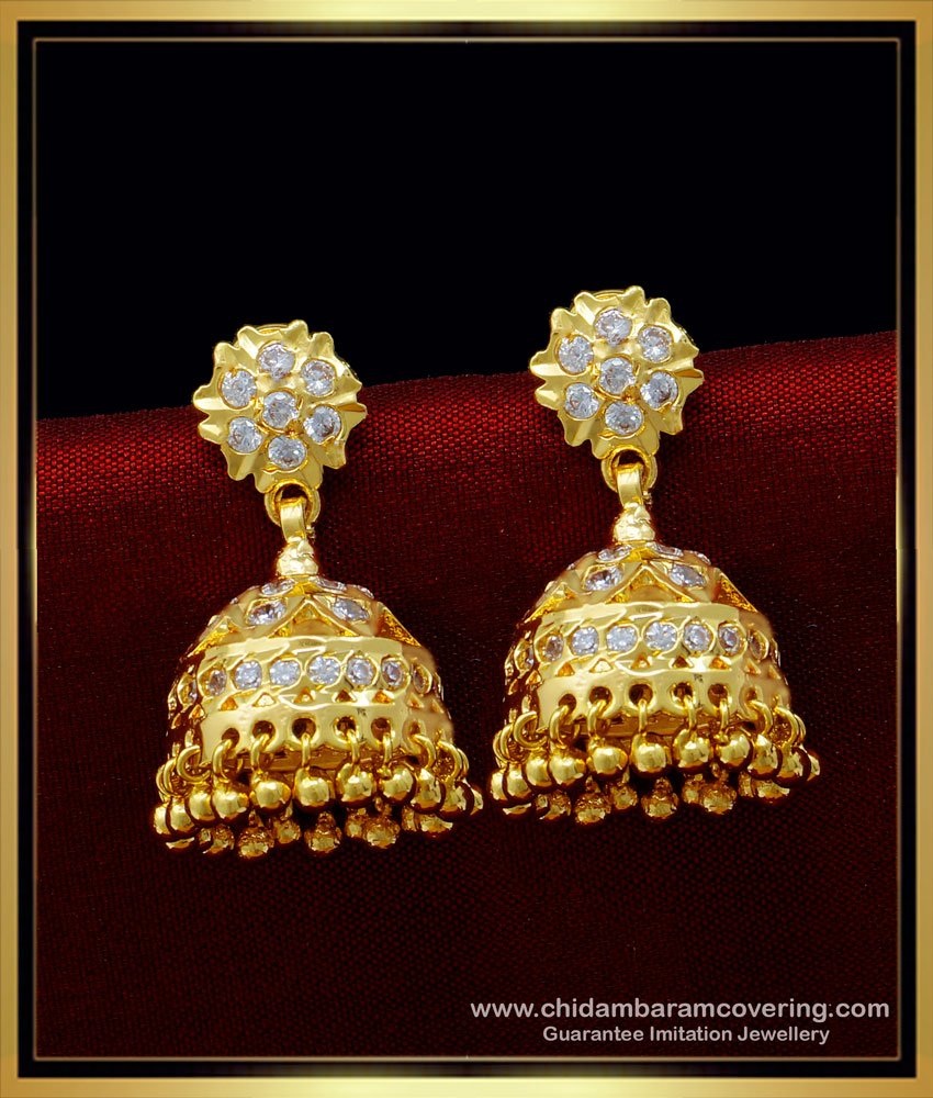 jhumka design, covering jimiki online,impon jimiki kammal, gold jimiki, 