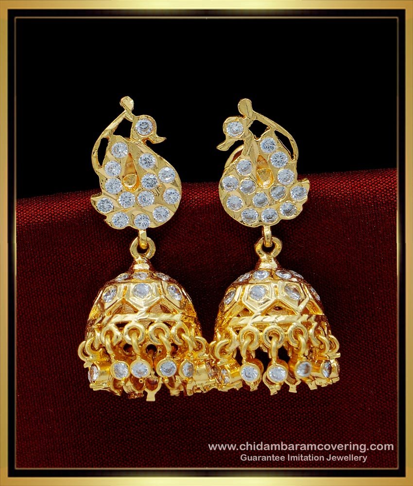 jhumka design, covering jimiki online,impon jimiki kammal, gold jimiki, 