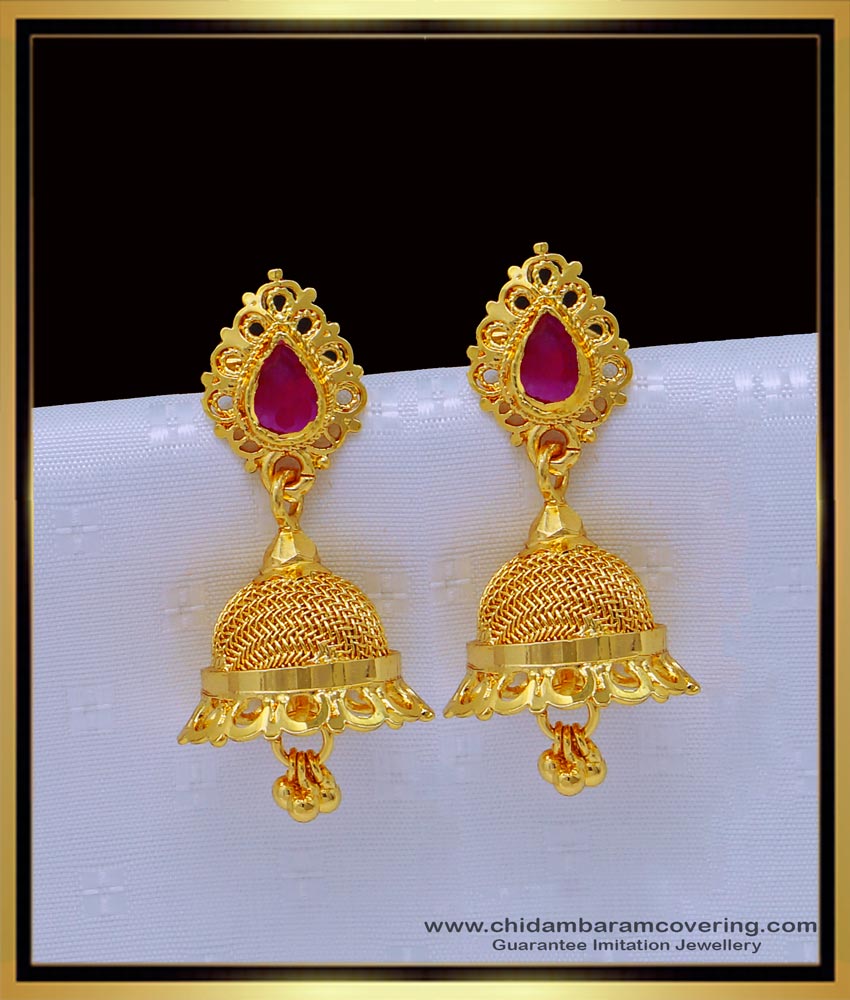 kal jimikki, 916 jhumkas, ad jimiki, stone jhumkas, mocro polish jhumkas, traditional jhumkas online, jhumka earrings, jhumkas online india, traditional jhumkas online, bridal jhumkas online shopping