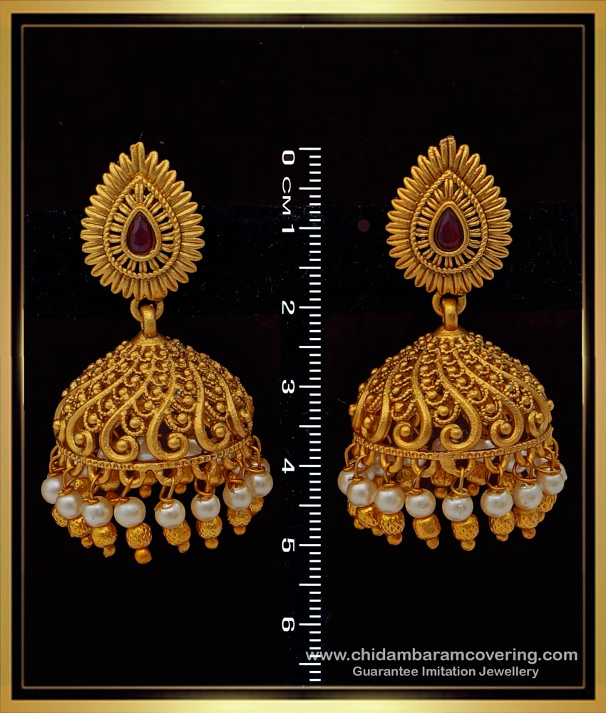 temple jewellery, Antique jewellery, nagas jewellery, temple jhumkas, nagas jimiki, one gram gold jewellery, 1 gram gold jewelry, gold plated jewellery, 