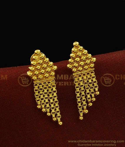 ERG930 - Trendy Small Gold Ear Studs Design Gold Plated Jewelry Buy Online