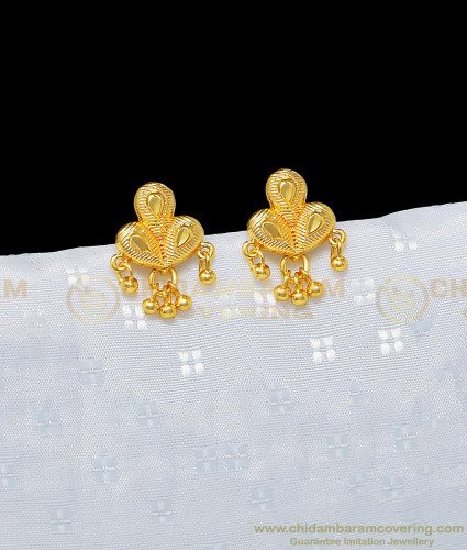 ERG958 - New Model Small Ear Studs Daily Wear Flower Design Small Earring for Girls