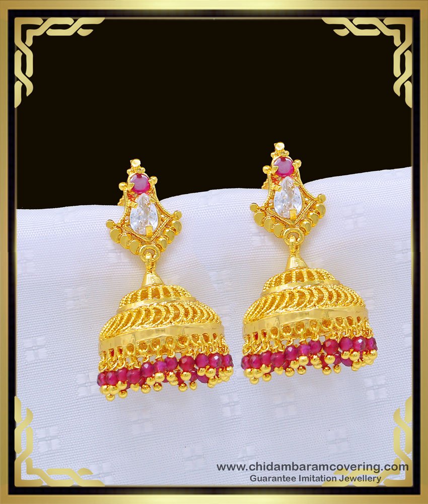 new arrival jhumkas, crystal earring,  