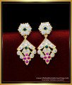 Elegant Multi Stone Impon Earrings Online Shopping 