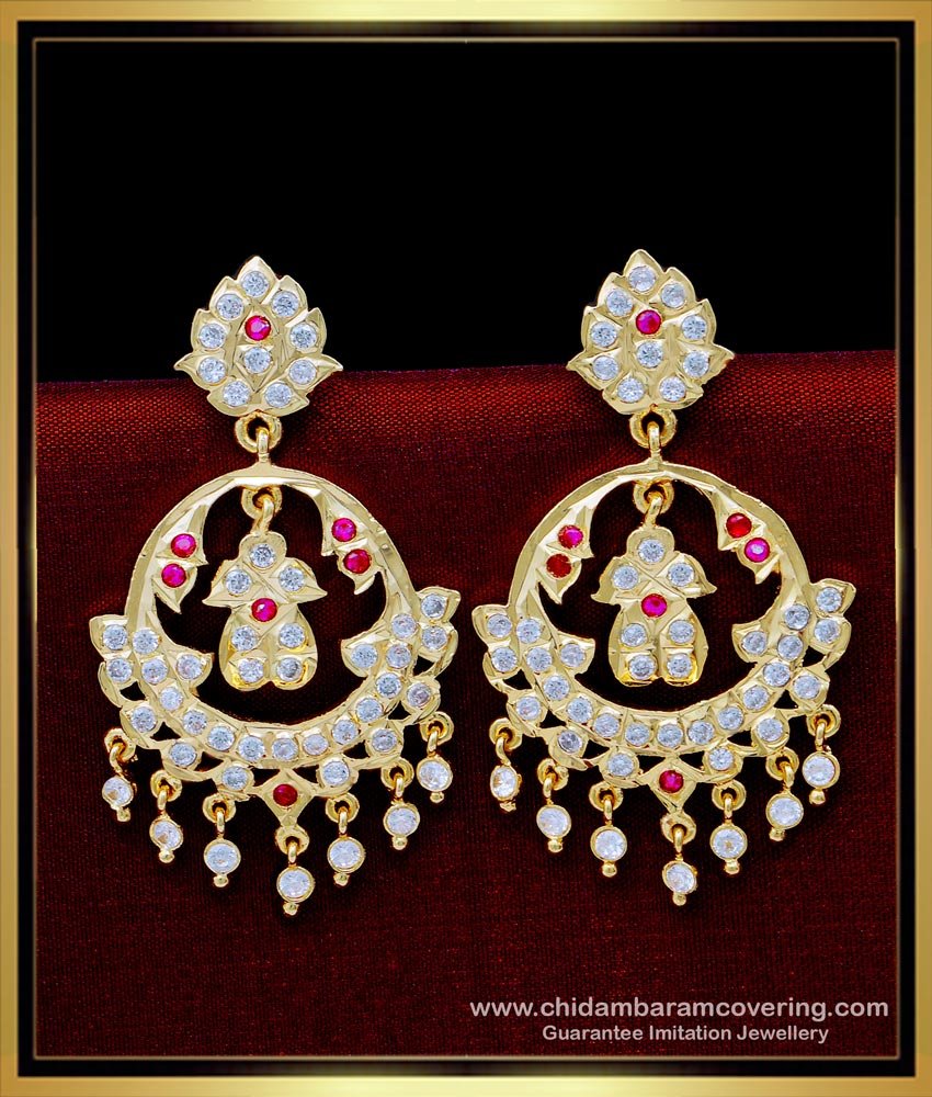 Latest Wedding Impon Chandbali Impon Earrings Designs