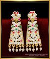 Latest Multi Stone Women Impon Earrings Online Shopping