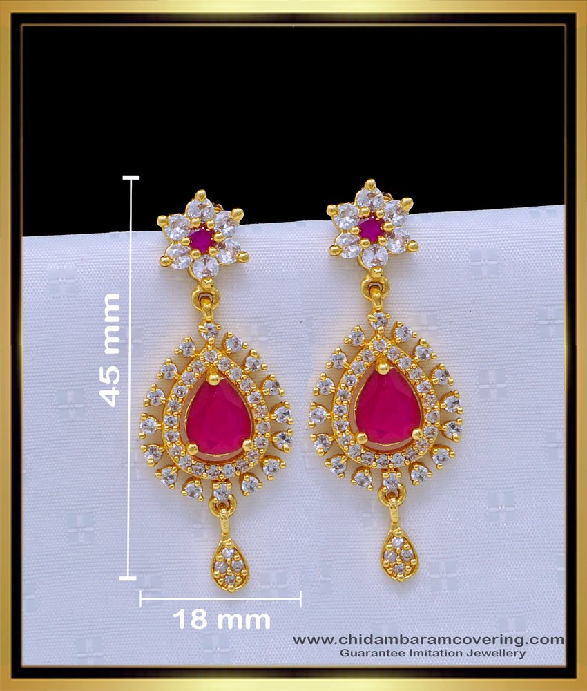 American Diamond Party Wear New Modern Stylish Earrings