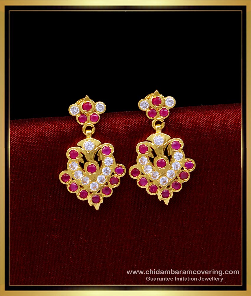 1 Gram Gold Jewellery Impon Earrings Designs for Girl