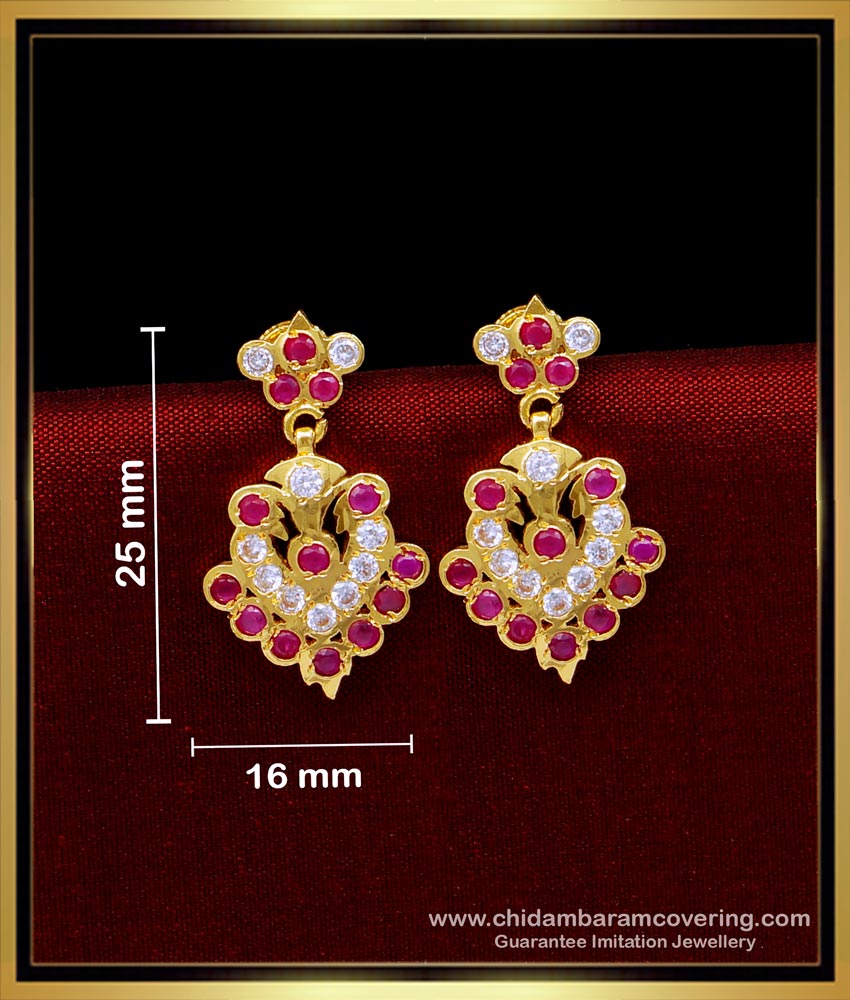 1 Gram Gold Jewellery Impon Earrings Designs for Girl