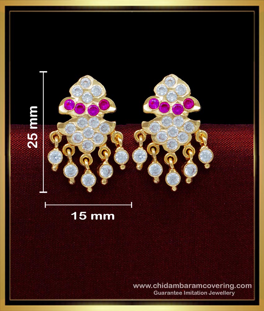 Traditional Gold Design Impon Stud Earrings Buy Online