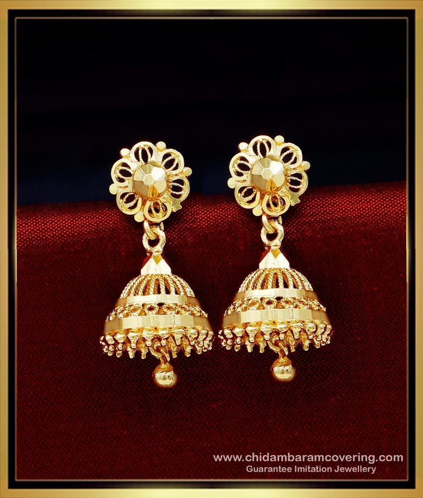 Original Gold Plated Jhumka Earrings Online Shopping