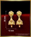 Small Jimikki Kammal Gold Design Gold Plated Jewellery 