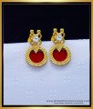 Buy Kerala Palakka Stud Design 1 Gram Gold Jewellery