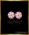  Impon jewellery online india, impon jewellery online, stone stud earrings, ear studs with stones, ear studs designs, Gold plated impon jewellery online, impon kammal price, 