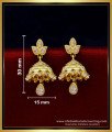 jhumka earrings design, latest jhumka design, latest stone jhumkas