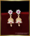 Indian Jhumkas Online Shopping,jimikki kammal,jimikki design,buttalu earrings designs,gold plated jhumkas,simple jhumka earrings gold,earrings design new model