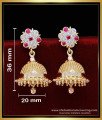 Indian Jhumkas Online Shopping,jimikki kammal,jimikki design,buttalu earrings designs,gold plated jhumkas,simple jhumka earrings gold,earrings design new model