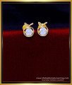 one gram gold jewellery online shopping, apple earrings gold, fruit earrings, one gram gold earrings, apple stud earrings, apple design earrings, one gram gold plated jewellery, stud earrings for women, stud earrings gold designs