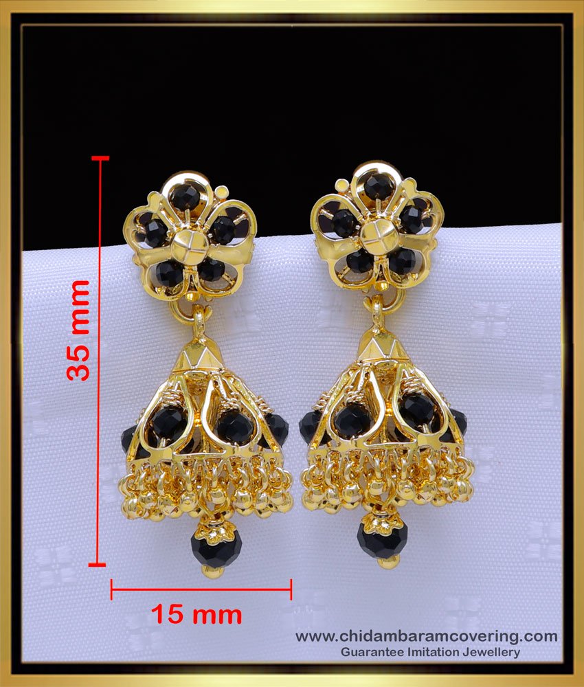 jhumkas gold plated, jhumkas design, jhumka earrings gold design, jhumka images, jhumka with stones, black beads jhumka earrings, jhumka with pearls, jhumka earrings gold, jhumka model in gold, jhumka earrings gold design, black beads gold jhumkas