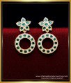 gold covering thodu, imitation five metal jewellery, five metal earring, impon kammal, impon thodu, impon earrings, ruby stone earrings, pink stone earrings, 