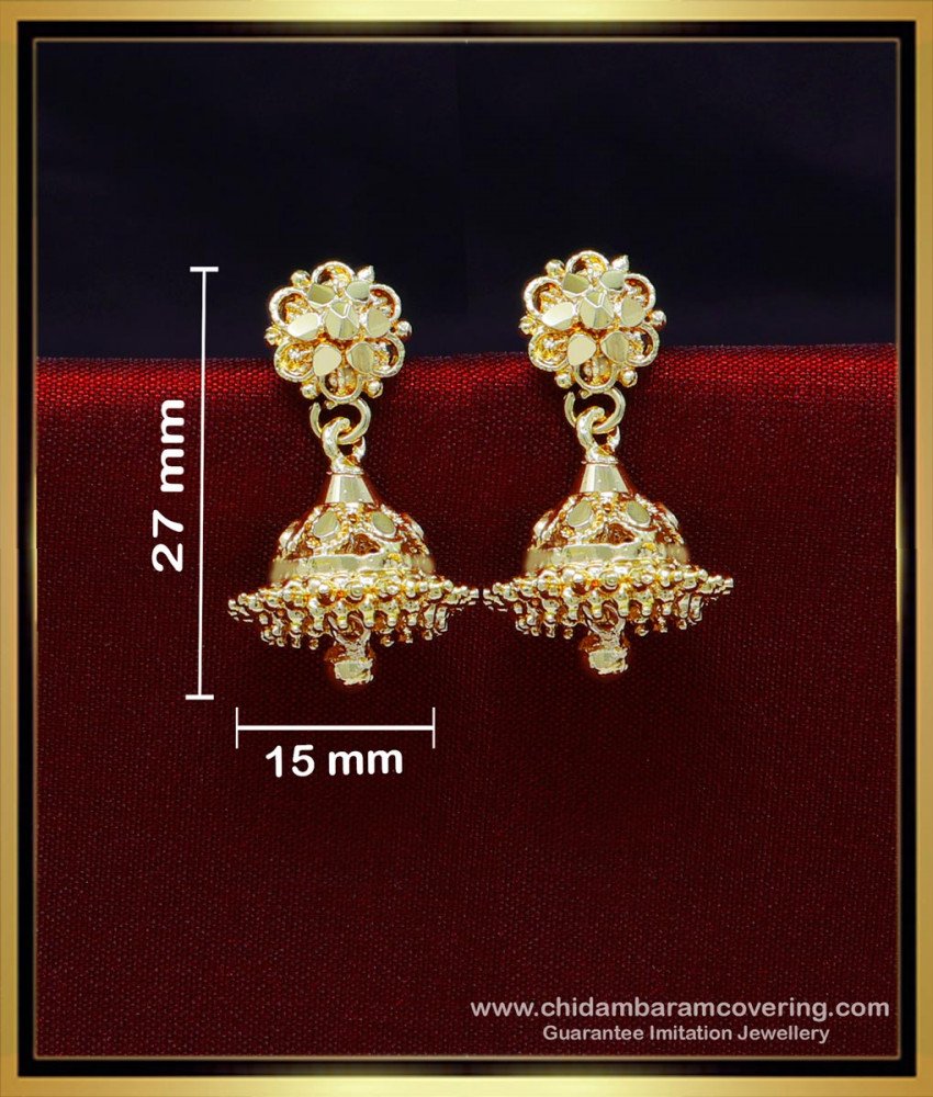 gold plated jhumkas, yellow gold jhumka design, gold jhumka design latest, gold jhumka design with price, jhumka design gold earrings, jhumka earrings gold designs, gold buttalu earrings designs, jhumka latest design of gold earrings, new design of gold jhumka