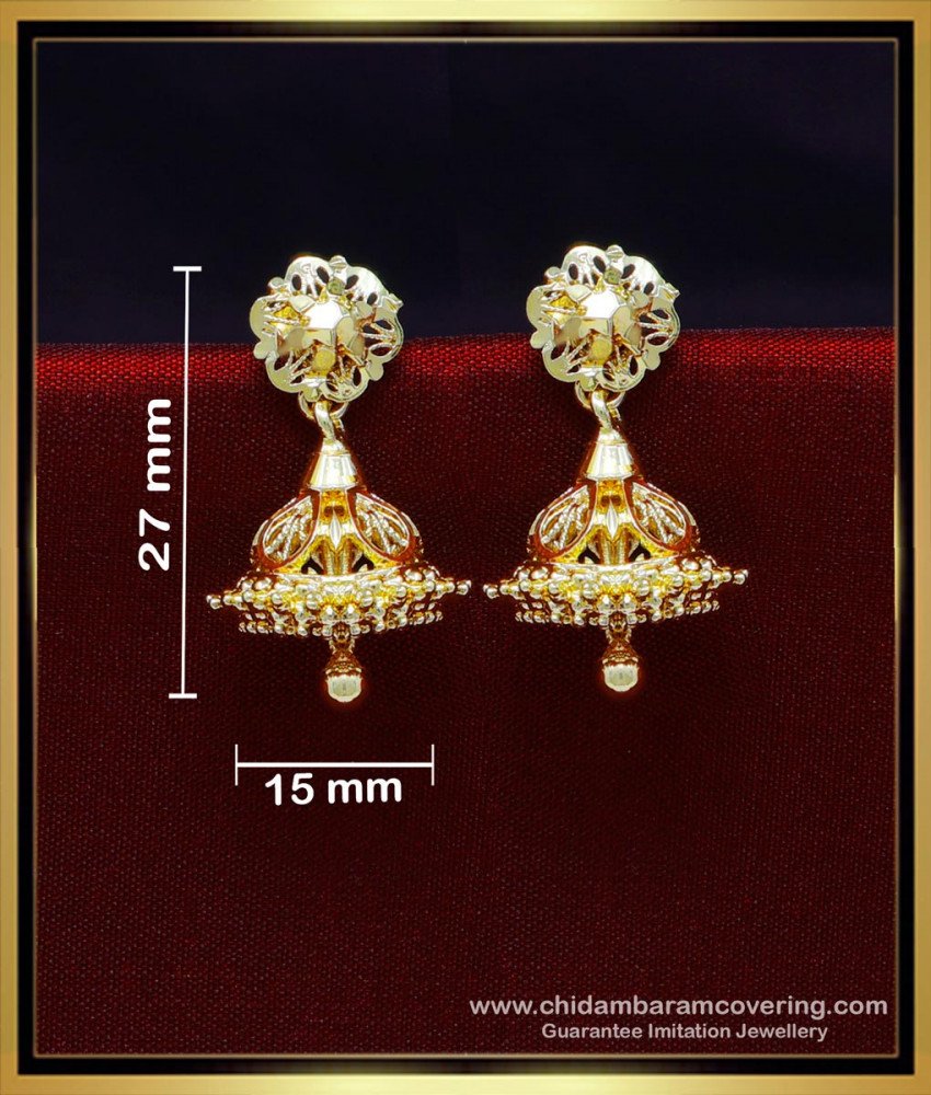 gold plated jhumkas, yellow gold jhumka design, gold jhumka design latest, gold jhumka design with price, jhumka design gold earrings, jhumka earrings gold designs, gold buttalu earrings designs, jhumka latest design of gold earrings, new design of gold jhumka