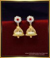  cz earrings buttalu, gold plated jhumkas, cz jhumka earrings, gold jhumka design latest, gold jhumka design with price, jhumka design gold earrings, jhumka earrings gold designs, gold buttalu earrings designs, jhumka latest design of gold earrings, new design of gold jhumka