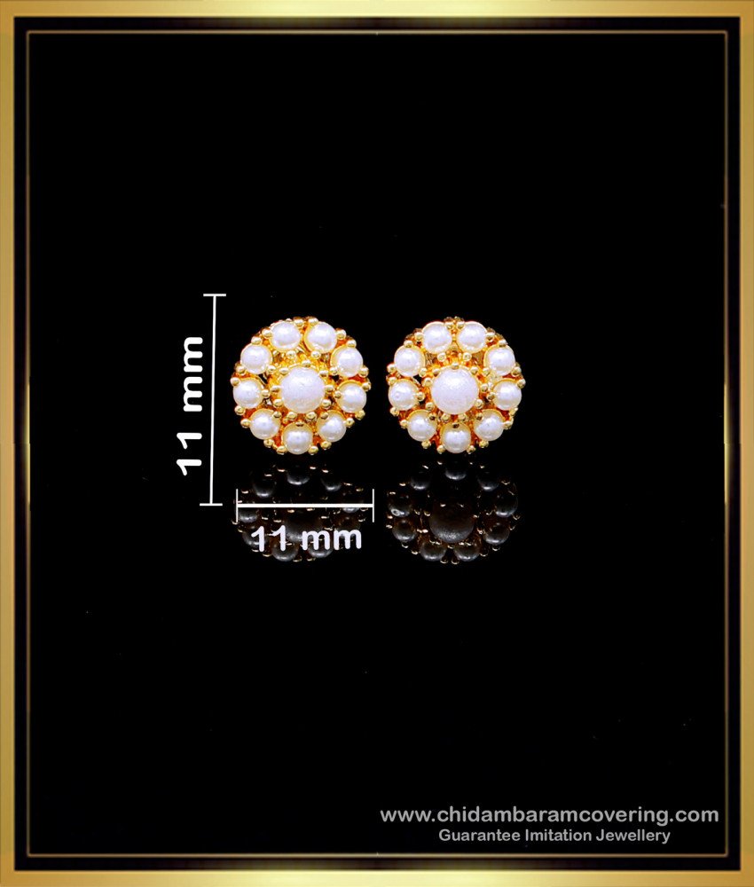 Original Pearl Stud Earrings, stud earrings pearl, earrings design gold simple, pearl earrings design, earrings design in tanishq, earrings design gold simple, small earrings design gold, latest gold earrings design, gold plated earrings, 1 gram gold plated earrings