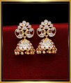 white stone jhumkas, Traditional jhumkas online, gold jhumkas online, women jhumkas online, jhumkas designs, Jhumkas designs with price, New jhumka design gold, jhumkas gold plated, Jhumka Earrings Gold, jhumkas earrings, jhumkas gold designs