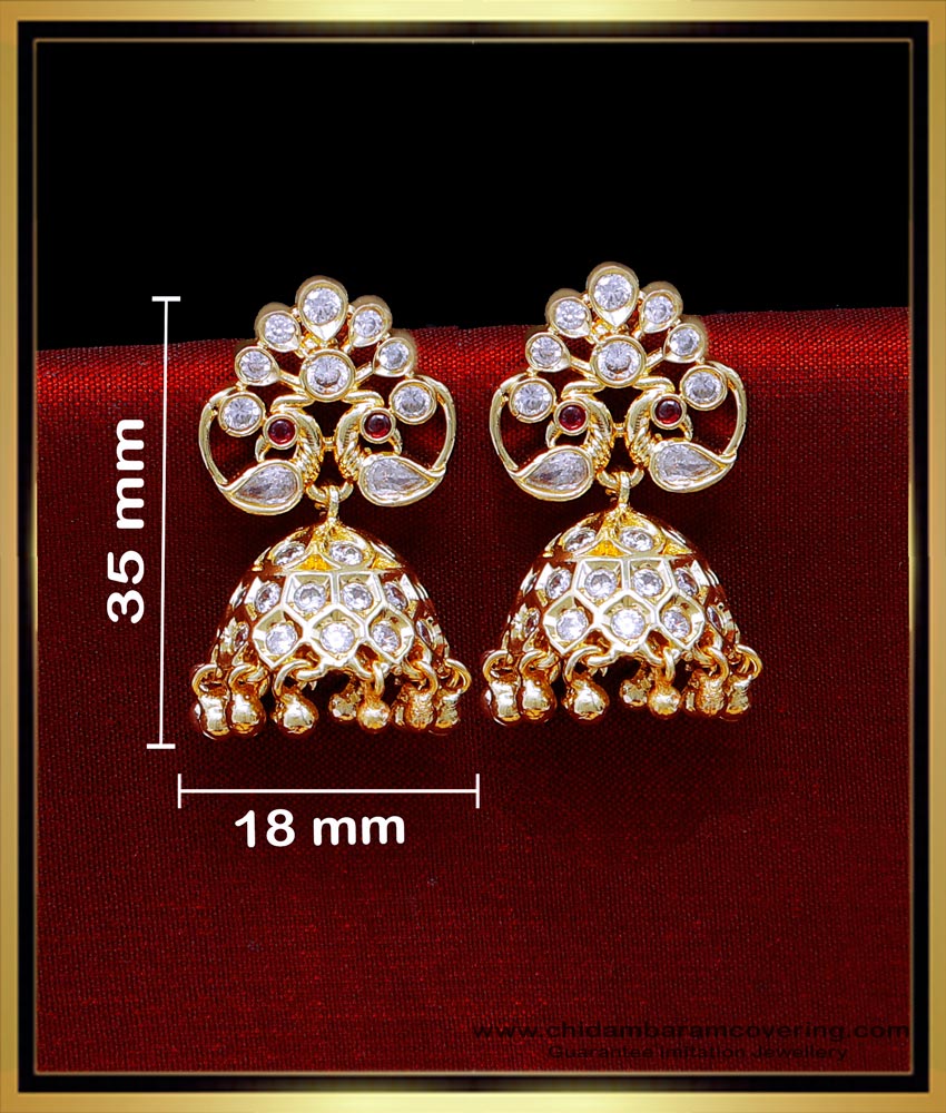 white stone jhumkas, Traditional jhumkas online, gold jhumkas online, women jhumkas online, jhumkas designs, Jhumkas designs with price, New jhumka design gold, jhumkas gold plated, Jhumka Earrings Gold, jhumkas earrings, jhumkas gold designs