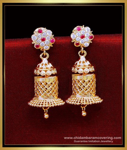 ERG2088 - New Model Impon Earrings Jhumka Design for Women