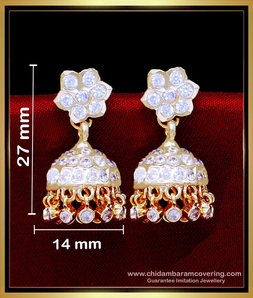 Impon Jewellery online shopping, impon earrings designs, impon stud earrings, impon earrings online shopping, impon earrings jhumka, impon jewellery, jhumka earrings, jhumka earrings gold, Jhumka earrings gold design, Bridal Jhumka Earrings Gold