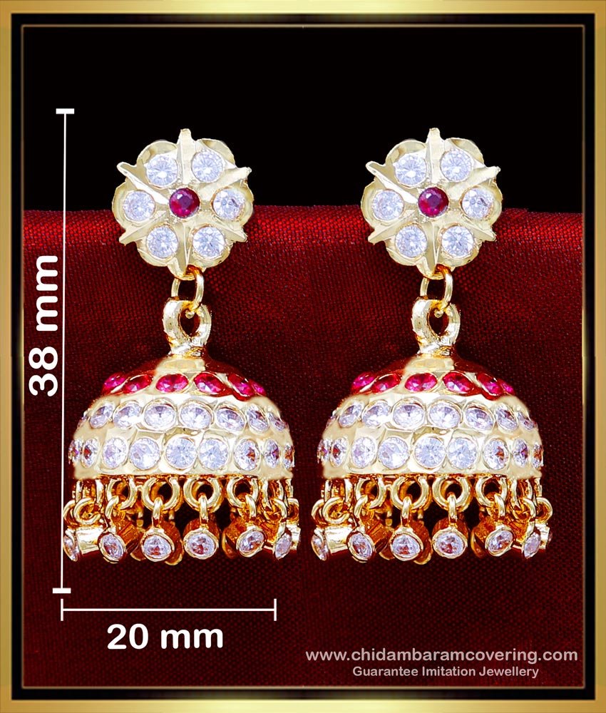 Impon Jewellery online shopping, impon earrings designs, impon stud earrings, impon earrings online shopping, impon earrings jhumka, impon jewellery, jhumka earrings, jhumka earrings gold, Jhumka earrings gold design, Bridal Jhumka Earrings Gold