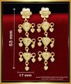 1 gram gold plated earrings