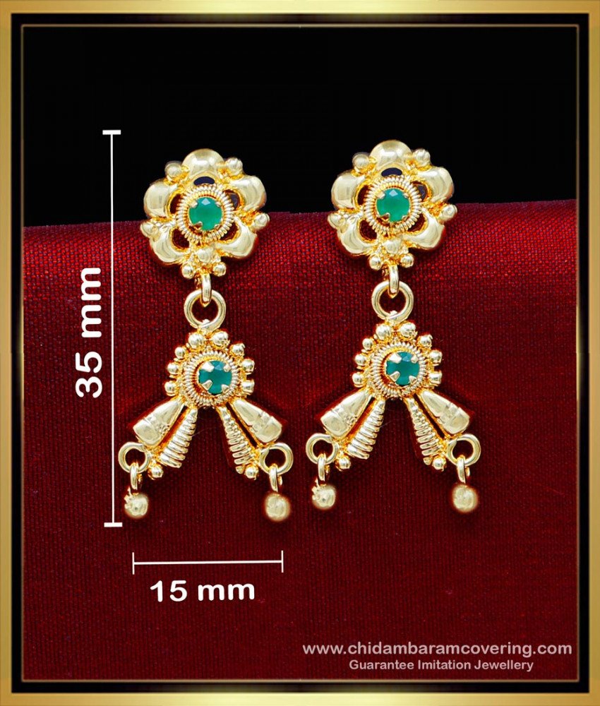 1 Gram gold earrings New design