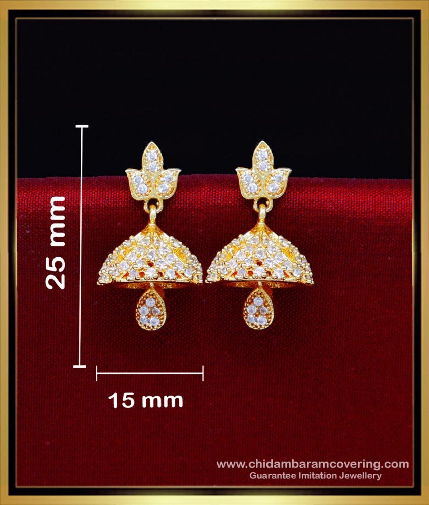 gold latest jhumka design