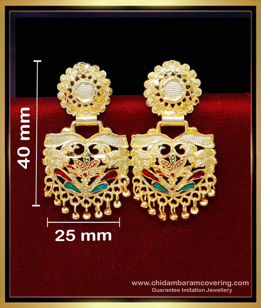 2 gram gold earrings, 2 gram gold earrings new design, 2 gram gold earrings models, 2 gram light weight gold earrings, 2 gram gold earrings daily use with price, earrings design artificial, design gold earring, latest earring designs in gold, earrings