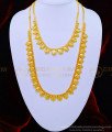 HRM611 - Latest Light Weight Leaf Design Plain Kerala Mala Haram and Necklace Combo Set