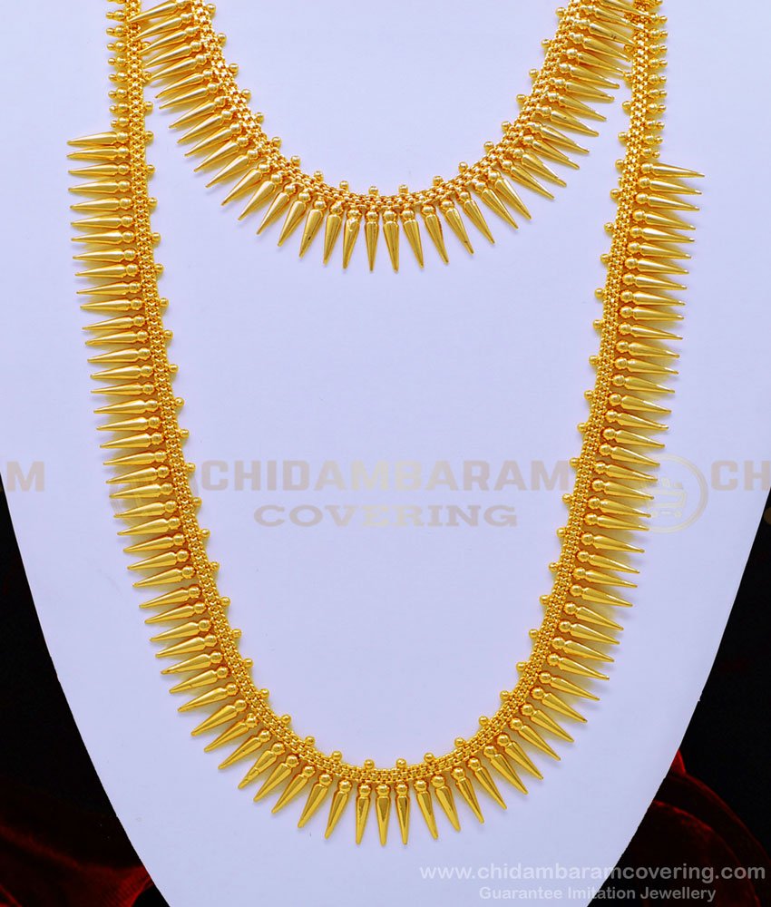 mullamottu haram, mulla mottu haram, mulla mottu  mala, mullamottu malai, kerala jewellery, one hram gold jewellery, mullaarumbu mala, mullaarumbu haram 